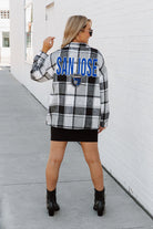 SAN JOSE EARTHQUAKES FIELDSIDE FUN JENKINS PLAID OVERSHIRT