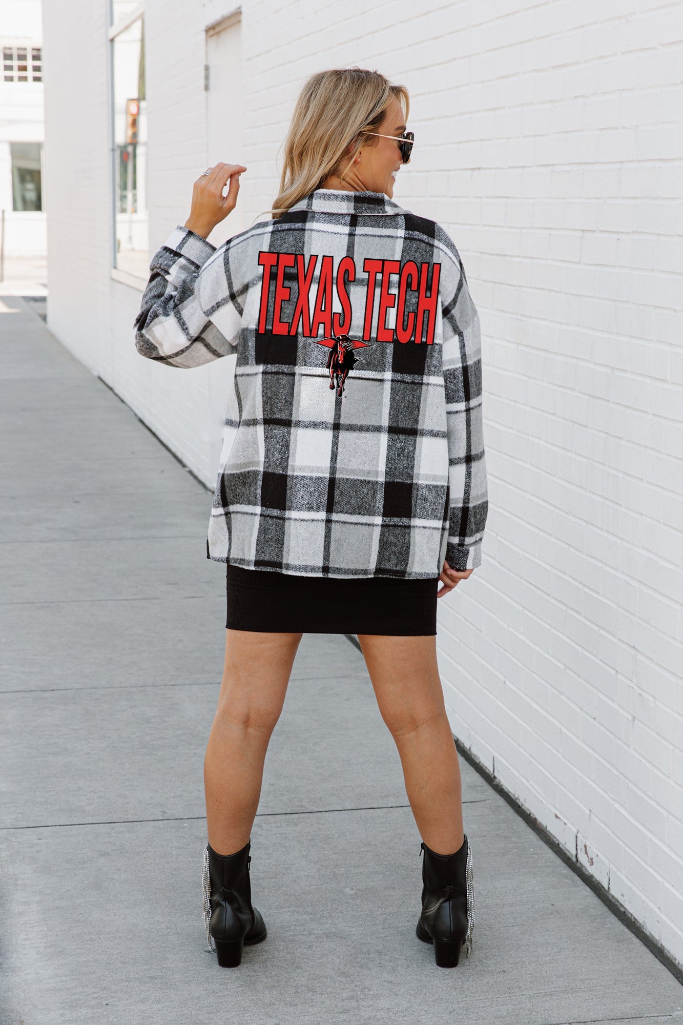 TEXAS TECH RED RAIDERS MAD FOR PLAID JENKINS PLAID OVERSHIRT