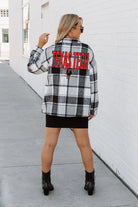 TEXAS TECH RED RAIDERS MAD FOR PLAID JENKINS PLAID OVERSHIRT