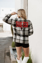 TEXAS TECH RED RAIDERS MAD FOR PLAID JENKINS PLAID OVERSHIRT