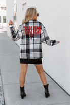 TEXAS TECH RED RAIDERS MAD FOR PLAID JENKINS PLAID OVERSHIRT