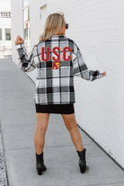 USC TROJANS MAD FOR PLAID JENKINS PLAID OVERSHIRT