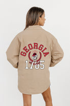 GEORGIA BULLDOGS TAKE IT TO THE HOUSE LIGHTWEIGHT BUTTON DOWN OVERSIZED JACKET BY MADI PREWETT TROUTT