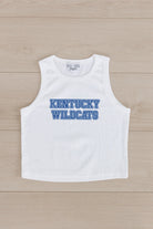 KENTUCKY WILDCATS WINNING TRADITION ESSENTIAL RIBBED CROP TANK BY MADI PREWETT TROUTT