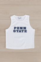 PENN STATE NITTANY LIONS WINNING TRADITION ESSENTIAL RIBBED CROP TANK BY MADI PREWETT TROUTT