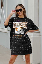 TENNESSEE VOLUNTEERS GAME CHANGING ALL-OVER RHINESTONE SHORT SLEEVE T-SHIRT DRESS