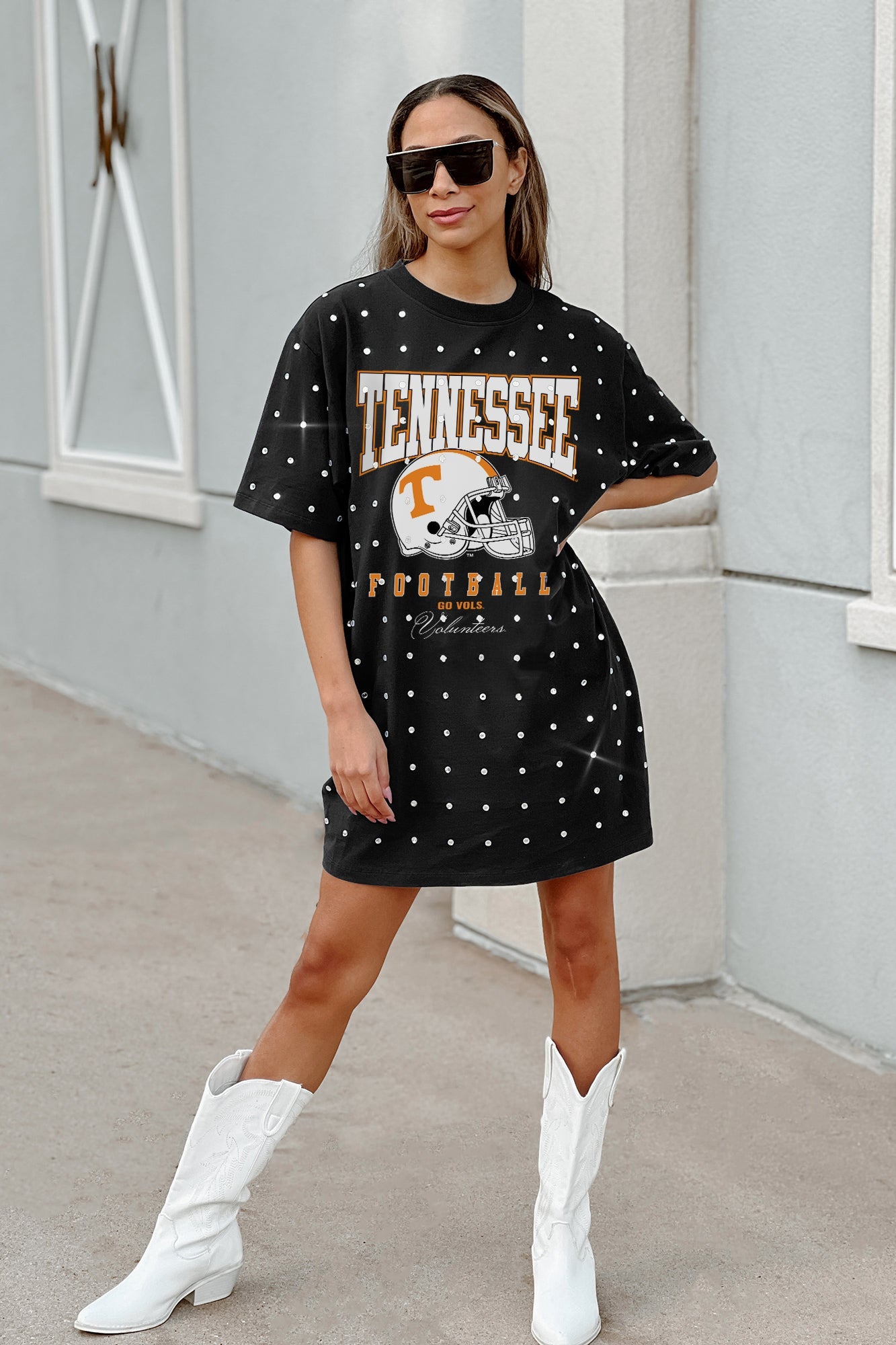 TENNESSEE VOLUNTEERS GAME CHANGING ALL-OVER RHINESTONE SHORT SLEEVE T- –  Gameday Couture - SOHO