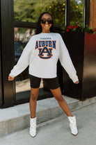 AUBURN TIGERS FIGHTING SPIRIT DROP SHOULDER LONG SLEEVE TEE WITH RIBBED NECKLINE AND CUFFS