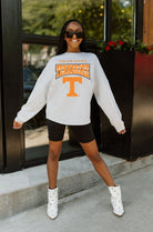 TENNESSEE VOLUNTEERS FIGHTING SPIRIT DROP SHOULDER LONG SLEEVE TEE WITH RIBBED NECKLINE AND CUFFS