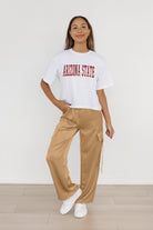 ARIZONA STATE SUN DEVILS ALL-STAR APPEAL BOXY FIT WOMEN'S CROPPED TEE BY MADI PREWETT TROUTT