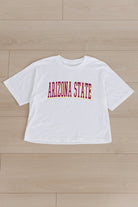 ARIZONA STATE SUN DEVILS ALL-STAR APPEAL BOXY FIT WOMEN'S CROPPED TEE BY MADI PREWETT TROUTT