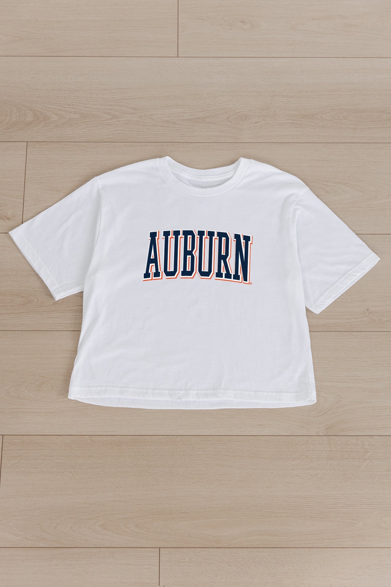 AUBURN TIGERS ALL-STAR APPEAL BOXY FIT WOMEN'S CROPPED TEE BY MADI PREWETT TROUTT