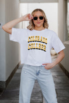 COLORADO TIGERS CLAIM TO FAME BOXY FIT WOMEN'S CROPPED TEE