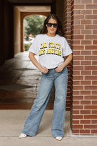 CAL STATE LOS ANGELES GOLDEN EAGLES CLAIM TO FAME BOXY FIT WOMEN'S CROPPED TEE