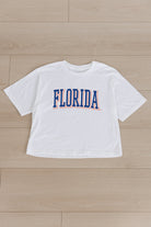 FLORIDA GATORS ALL-STAR APPEAL BOXY FIT WOMEN'S CROPPED TEE BY MADI PREWETT TROUTT