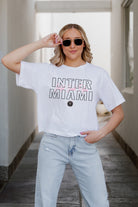 INTER MIAMI CF KEEP PLAYING BOXY FIT WOMEN'S CROPPED TEE