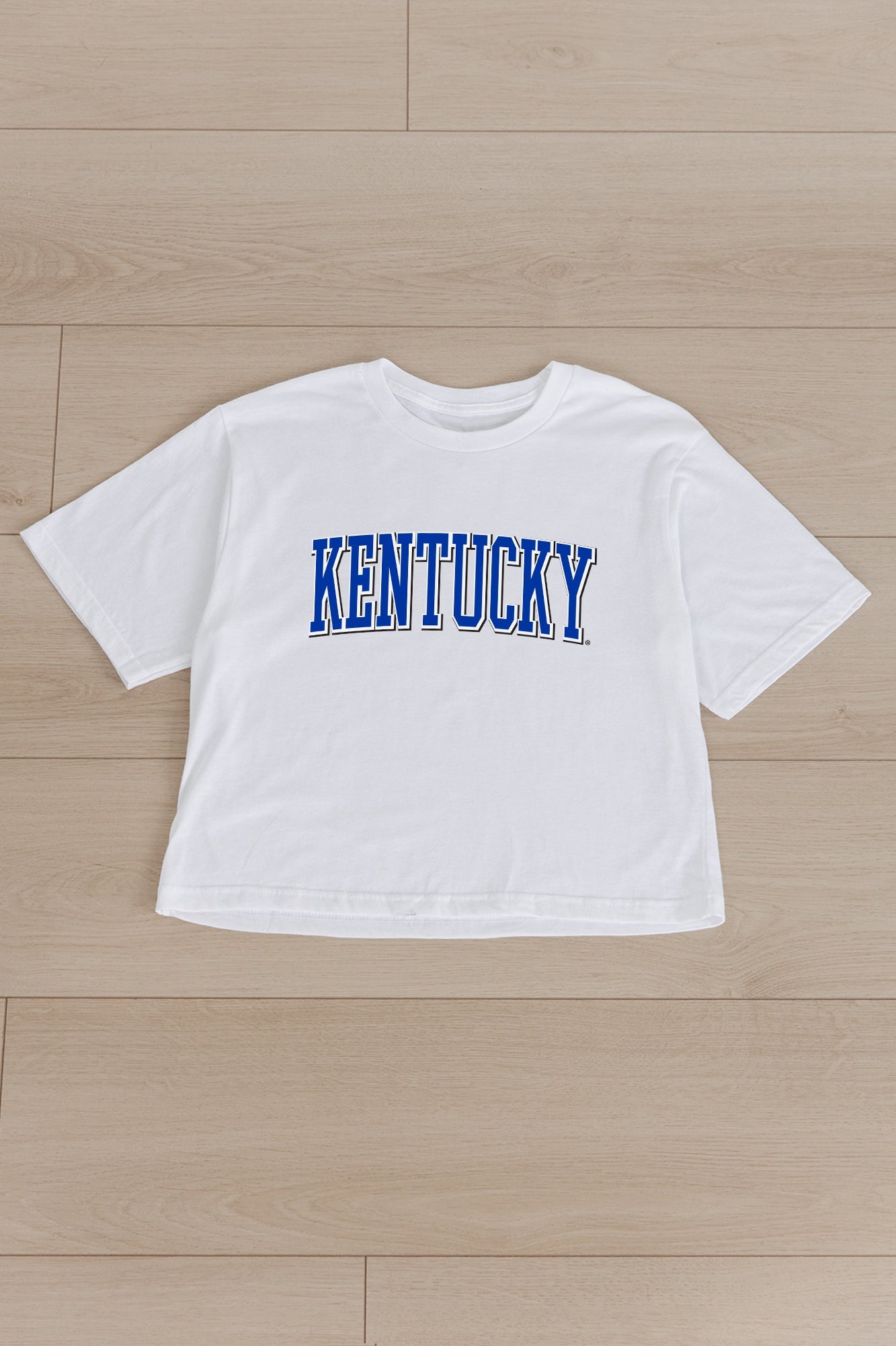 KENTUCKY WILDCATS ALL-STAR APPEAL BOXY FIT WOMEN'S CROPPED TEE BY MADI PREWETT TROUTT