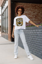 MISSOURI TIGERS BASES LOADED BOXY FIT WOMEN'S CROP TEE