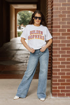 MINNESOTA GOLDEN GOPHERS CLAIM TO FAME BOXY FIT WOMEN'S CROPPED TEE