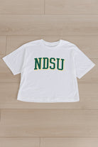 NORTH DAKOTA STATE BISON ALL-STAR APPEAL BOXY FIT WOMEN'S CROPPED TEE BY MADI PREWETT TROUTT