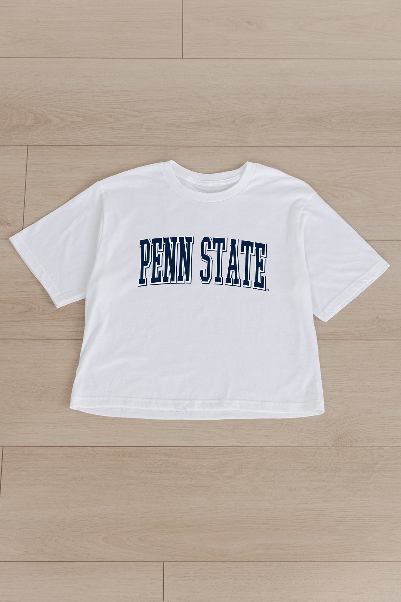 PENN STATE NITTANY LIONS ALL-STAR APPEAL BOXY FIT WOMEN'S CROPPED TEE BY MADI PREWETT TROUTT