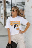 TENNESSEE VOLUNTEERS GAMEDAY GOALS BOXY FIT WOMEN'S CROP TEE