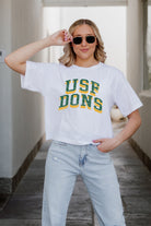 SAN FRANCISCO DONS CLAIM TO FAME BOXY FIT WOMEN'S CROPPED TEE