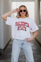 VALDOSTA STATE BLAZERS CLAIM TO FAME BOXY FIT WOMEN'S CROPPED TEE