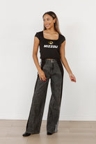 MISSOURI TIGERS LEGACY LOOK ROUND NECK 90'S CROP TEE BY MADI PREWETT TROUTT