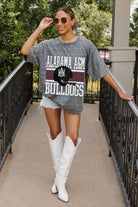 ALABAMA A&M BULLDOGS ON THE BALL MINI RHINESTONE SHORT SLEEVE CLASSIC TEE