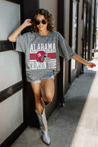 ALABAMA CRIMSON TIDE ON THE BALL MINI RHINESTONE SHORT SLEEVE CLASSIC TEE