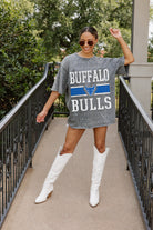 BUFFALO BULLS ON THE BALL MINI RHINESTONE SHORT SLEEVE CLASSIC TEE