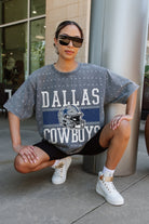 DALLAS COWBOYS ON THE BALL MINI RHINESTONE SHORT SLEEVE CLASSIC TEE