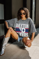 DAYTON FLYERS ON THE BALL MINI RHINESTONE SHORT SLEEVE CLASSIC TEE