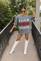 ELON PHOENIX ON THE BALL MINI RHINESTONE SHORT SLEEVE CLASSIC TEE