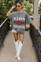 ELON PHOENIX ON THE BALL MINI RHINESTONE SHORT SLEEVE CLASSIC TEE