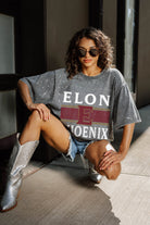 ELON PHOENIX ON THE BALL MINI RHINESTONE SHORT SLEEVE CLASSIC TEE