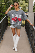 EASTERN WASHINGTON UNIVERSITY EAGLES ON THE BALL MINI RHINESTONE SHORT SLEEVE CLASSIC TEE