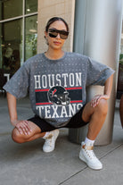 HOUSTON TEXANS ON THE BALL MINI RHINESTONE SHORT SLEEVE CLASSIC TEE