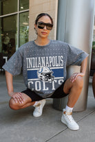 INDIANAPOLIS COLTS ON THE BALL MINI RHINESTONE SHORT SLEEVE CLASSIC TEE