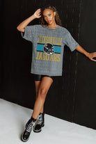 JACKSONVILLE JAGUARS ON THE BALL MINI RHINESTONE SHORT SLEEVE CLASSIC TEE