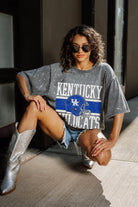 KENTUCKY WILDCATS ON THE BALL MINI RHINESTONE SHORT SLEEVE CLASSIC TEE