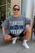 TENNESSEE TITANS ON THE BALL MINI RHINESTONE SHORT SLEEVE CLASSIC TEE