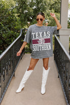 TEXAS SOUTHERN TIGERS ON THE BALL MINI RHINESTONE SHORT SLEEVE CLASSIC TEE