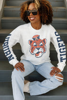 AUBURN TIGERS GAME PLAN OVERSIZED LONG SLEEVE TEE