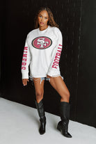 SAN FRANCISCO 49ERS GAME PLAN OVERSIZED MIDWEIGHT LONG SLEEVE TEE