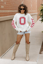 OHIO STATE BUCKEYES GAME PLAN OVERSIZED LONG SLEEVE TEE