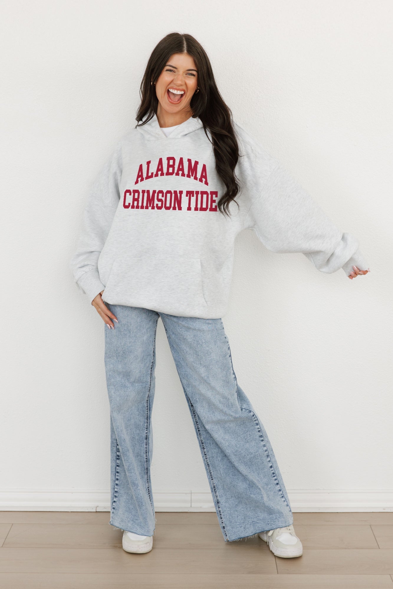 ALABAMA CRIMSON TIDE ALL STAR STYLE OVERSIZED PREMIUM WEIGHT HOODIE BY Gameday Couture SOHO