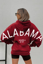 ALABAMA CRIMSON TIDE NEVER STOP OVERSIZED PREMIUM WEIGHT HOODIE