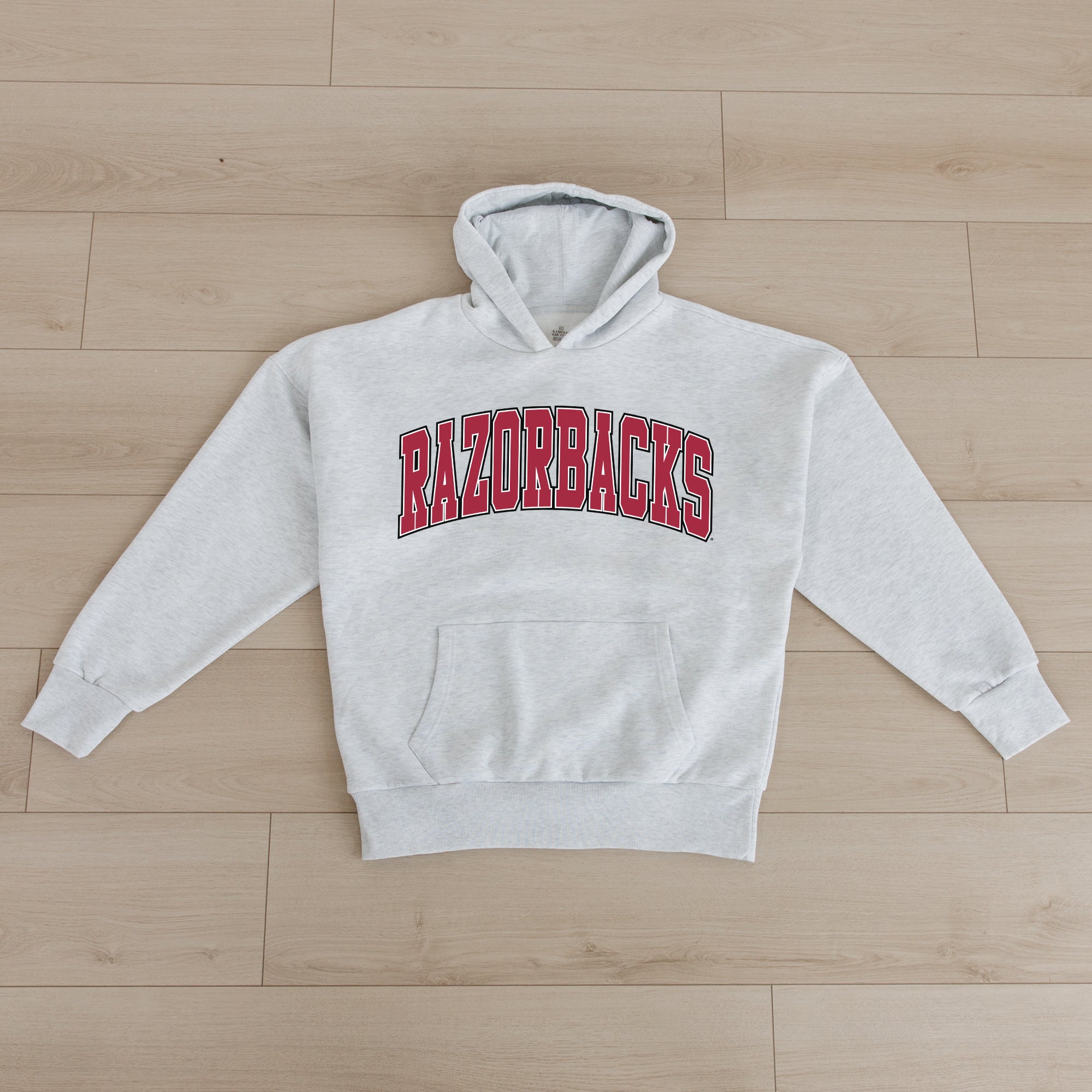 ARKANSAS RAZORBACKS WINNING LOOK OVERSIZED PREMIUM WEIGHT HOODIE BY MADI PREWETT TROUTT